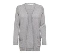 ONLY Damen Onllesly L/S Open Cardigan KNT Noos Strickjacke 15174274 ,Ultimate Grey ,XS