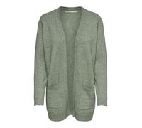 ONLY Damen Onllesly L/S Open Cardigan KNT Noos Strickjacke,Basil/Detail:w. Melange,XS