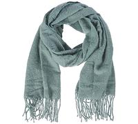 ONLY Damen Onllima Long Frill Scarf Cc Schal, Blue Surf,Einheitsgröße