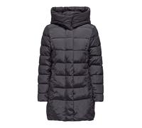 ONLY Damen Onllina Puffer Coat Cc OTW Steppmantel, Blackened Pearl, s