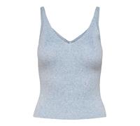 ONLY Damen Onllina S/L KNT Noos Top, Cashmere Blue/Detail:w. Melange, M EU