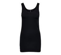 ONLY Damen Top, 15060061 Live Love Long Tank Top, Gr. 40 (L), Schwarz (Black)