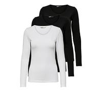 ONLY Damen Onllive Love New Ge Ls O-Neck Top JRS Longsleeve