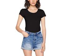 ONLY Damen Onllive Love New SS O-Neck TOP NOOS T-Shirt,per Pack Schwarz (Black Black),40 (Herstellergröße:L)