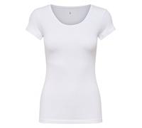 ONLY Damen Onllive Love New SS O-Neck TOP NOOS T-Shirt,per Pack Weiß (White White),34 (Herstellergröße:XS)