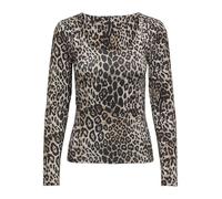 ONLY Damen Onllone AOP L/S Two Way Top JRS Schickes Feminines Oberteil Mit Langen Ärmeln Und U-Ausschnitt, Cloud Dancer, Medium