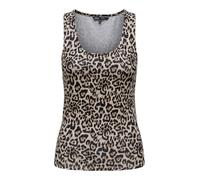 ONLY Damen Onllone AOP Leo 2-Way S/L Top JRS, Cloud Dancer, X-Small