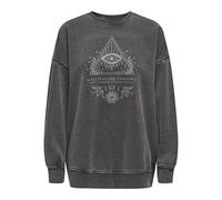 ONLY - ONLLUCINDA OVERSIZE L/S WILD BOX SWT black - Gr. - M