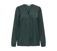 ONLY Damen Onllucy Life Ls Satin V-Neck Top WVN, Pine Grove, M