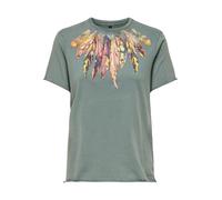 ONLY Damen Onllucy Life Reg S/S Top JRS Noos, Balsam Green, X-Large