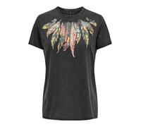ONLY Damen Onllucy Life Reg S/S Top JRS Noos, Black, Small