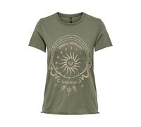 ONLY Damen Onllucy Life Reg S/S Top JRS Noos, Kalamata, Medium