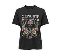 Only Lucy T-Shirt Frauen in Gr. XS in Schwarz