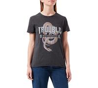 Only Lucy Regular Short Sleeve T-shirt Schwarz XS Frau (Herstellerartikelnummer: 15215721-Black/TroubleSnake-XS)