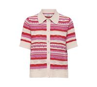 ONLY Regular Fit Poloshirt aus Strick Modell 'LULA' in Pink, Größe S