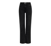 ONLY Damen ONLLUNA HW Wide DNM DIABOX Jeans, Black, 31 W/34 L