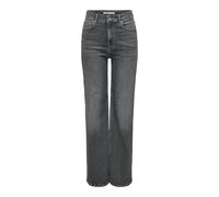 ONLY Damen Onlluna Hw Wide DNM Diabox Jeans, Medium Grey Denim, 31 W/32 L