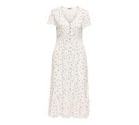 ONLY Damen Onlmarianne Life S/S Midi Dress WVN Alltagskleid Mit V-Ausschnitt Und Kurzen Ärmeln (1er Pack)