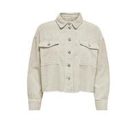 Only Jacke aus Cord mit Umlegekragen Modell 'MARINA' in Sand, Größe L