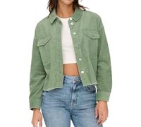 Only Regular Fit Cordjacke aus reiner Baumwolle Modell 'MARINA-ENY LIFE' in Mint, Größe XL