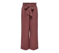 ONLY Damen Onlmarsa Solid Pant WVN Noos Paperbag Bund Mit Gürtel Hose, Apple Butter, M
