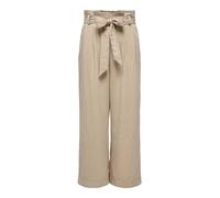 ONLY Damen Onlmarsa Solid Paperbag Pant WVN Noos, Safari/Detail:Melange, S