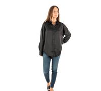 ONLY Damen Onlmarta Ls Oversize Satin Shirt Wvn, Schwarz, XS