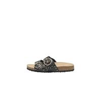 ONLY Damen Onlmaxi-15 Pu Studs Buckle Sandal, Black, 40 EU