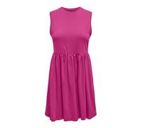ONLY Damen ONLMAY Life S/L Peplum Dress Box JRS Jerseykleid, (DE/NL/SE/PL, Alphanumerisch, L, Regular, Regular, Raspberry Rose)