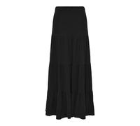 Only Maxirock im Stufen-Look Modell 'MAY' in Black, Größe S