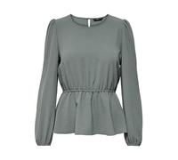 ONLY Damen Onlmette DAR L/S O-Neck Top Noos WVN Langarmshirt 15240593,Balsam Green,XS