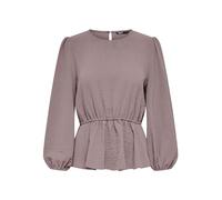 ONLY Damen Onlmette DAR L/S O-Neck Top Noos WVN Langarmshirt 15240593,Elderberry,S