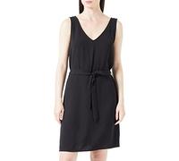 ONLY Damen Onlmette Sl V-Neck Belt Dress WVN, Schwarz, XS