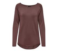 ONLY Damen Onlmila Lacy L/S Maglione Lungo KNT Noos Pullover, Braun Rosa, XS