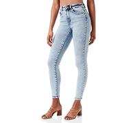 ONLY Damen Onlmila Life Hw Sk Ank Dnm Bj170 Noos Jeans, Light Blue Denim, 27W / 34L EU