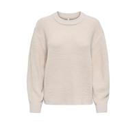 ONLY Damen Onlmilouz Ls Rib Pullover KNT Nca, Moonbeam, S