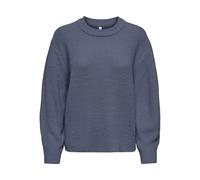 ONLY Damen Onlmilouz Ls Rib Pullover KNT Nca, Vintage Indigo, L