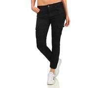 ONLY Damen ONLMISSOURI REG ANK Cargo PNT NOOS Hose 15170889,Black/Wash:Black Washed,42W / 30L