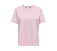 ONLY Damen Onlmonja S/S Tee JRS Noos Kurzärmeliges T-Shirt Mit O-Ausschnitt In Normaler Passform Basic-Stil, Pink Lady, XXS
