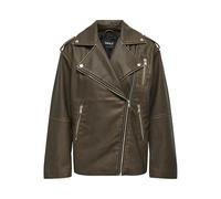 ONLY Damen ONLMONTANA Faux Leather Biker CC OTW Bikerjacke 15322430,Wren,S