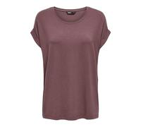 ONLY Damen Onlmoster S/S O-Neck Top Noos JRS, Rosa (Rose Brown), M