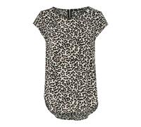 ONLY Damen Onlmoster Stripe O-Neck Top JRS Noos S/S Tops, Mehrfarbig Pumice Stone AOP Leo AOP,44