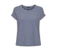 ONLY Damen Onlmoster Stripe S/S O-Neck Top JRS Noos Basic-Oberteil Mit O-Ausschnitt Und Kurzen Ärmeln Für Freizeitkleidung, Naval Academy, XXL