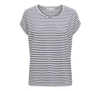 Only Moster Short Sleeve O Neck T-shirt Mehrfarbig S Frau (Herstellerartikelnummer: 15206243-CloudDancer/StripesNavalAcademy-S)
