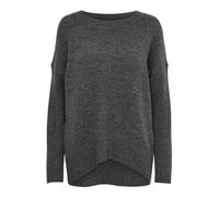 ONLY Damen Onlnanjing L/S Pullover KNT Noos, Dark Grey Melange,S
