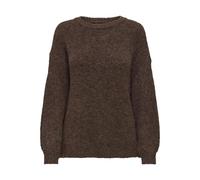 ONLY - ONLNELLIE LS O-NECK KNT NOOS Coffee Bean - Gr. - XL
