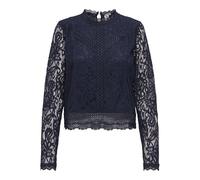 ONLY Damen Onlnew Karo Ls Lace Top WVN Noos Onlnew Karo Ls Lace Top WVN Noos (1er Pack)