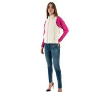 ONLY Damen ONLNEWCLAIRE Quilted Waistcoat OTW NOOS Steppweste 15225157 ,Cloud Dancer/Detail:pipping Tone in Tone ,M
