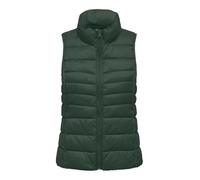 ONLY Damen ONLNEWCLAIRE Quilted Waistcoat OTW NOOS Steppweste 15225157,Sycamore/Detail:Pipping Tone in Tone,S