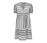 ONLY Damen ONLNORA S/S Loose Dress PTM Sommerkleid, Black/AOP:New Partisan, S